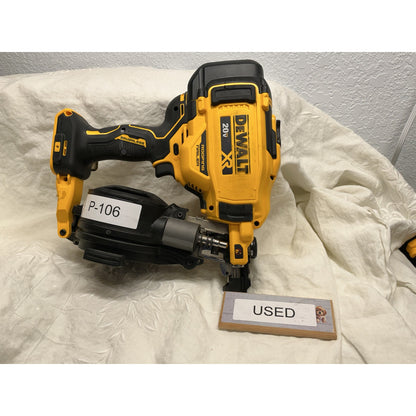 DEWALT 20V MAX 15-Degree Electric Cordless Roofing Nailer (Tool Only) P-106