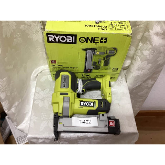 RYOBI 18V ONE+ 18GA Narrow Crown Stapler AirStrike T402