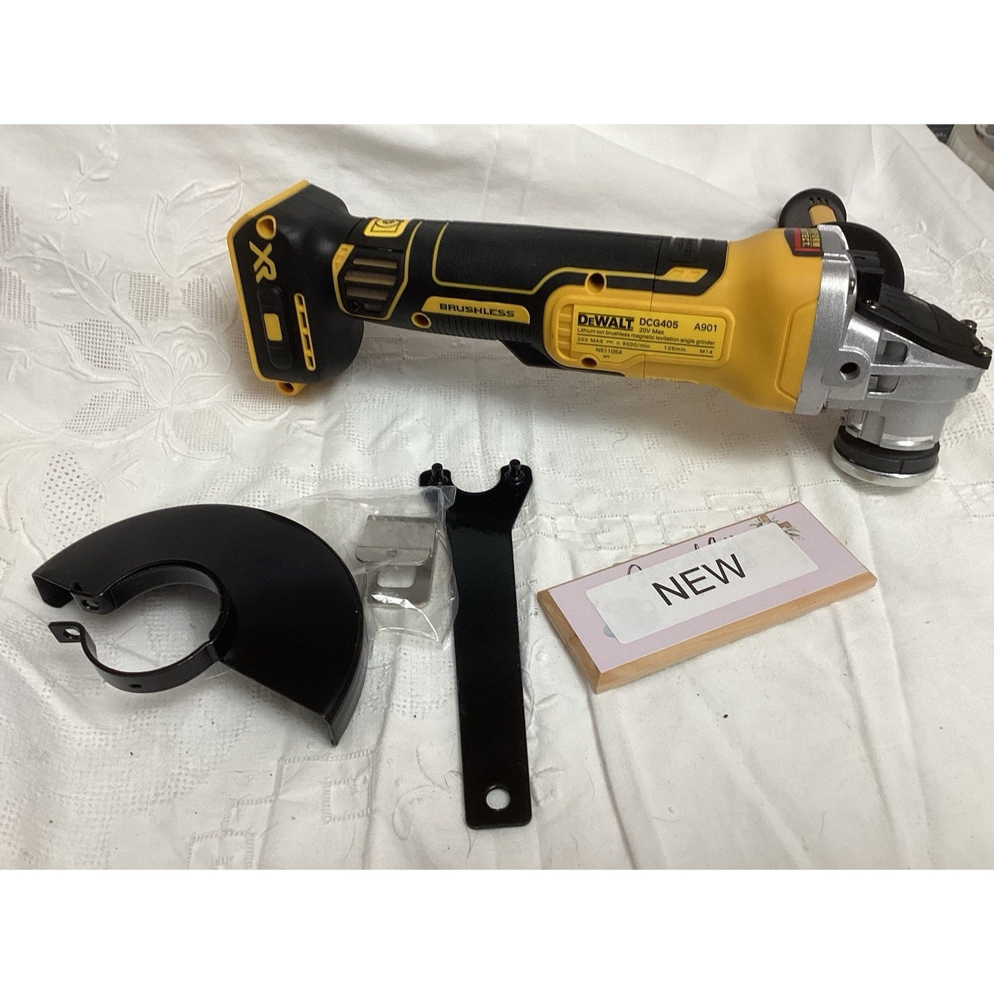 DeWALT DCG405B 20V MAX XR 4-1/2" Angle Grinder with Kickback Brake T-656