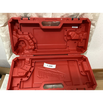 Milwaukee Red Plastic Tool Box With Handle T-298