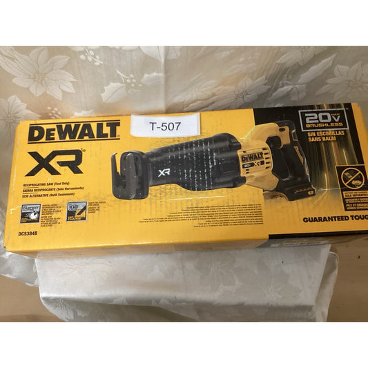 DEWALT DCS386B 20V Max Brushless Cordless Reciprocating Saw with Flexvolt T-507