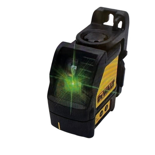 DEWALT 100 ft. Green Self-Lev Cross Line Laser Level w/(3) AA Bats & Case P-057