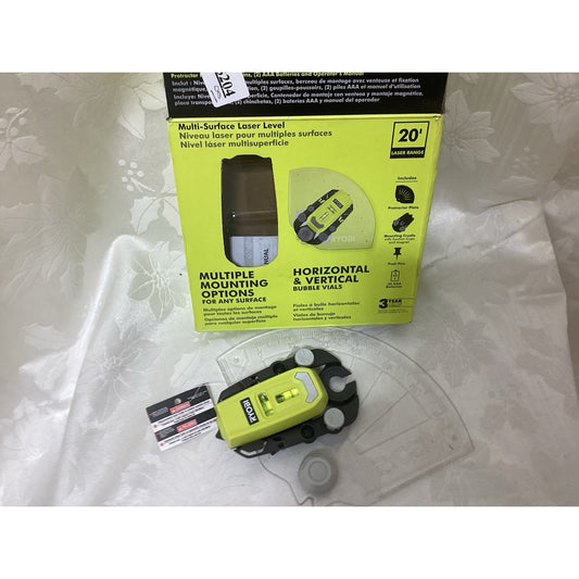 Ryobi ELL1750 Multi-Surface Laser Level, T-185
