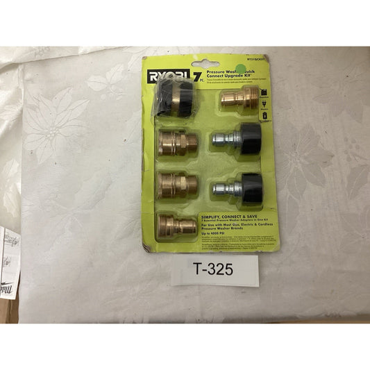 Ryobi Pressure Washer Quick Connect Upgrade Kit 7-Piece RY31QCK01 T-325