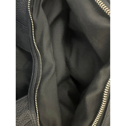 Coach Black Pebbled Leather Shoulder Bag E1757-F57545. B-288
