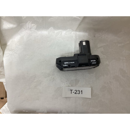 Ryobi ONE+ 18V Lithium-Ion Battery PBP002 1.5Ah Black Power Tool T-231