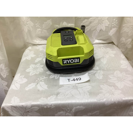 Ryobi Portable Inflator Deflator Air Compressor T-449