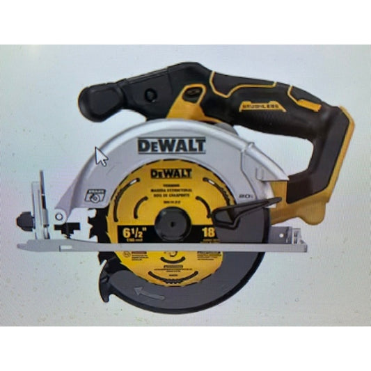 DEWALT 20V MAX Cordl Brushl 6-1/2 in. Sidewinder Style Circu Saw P-099