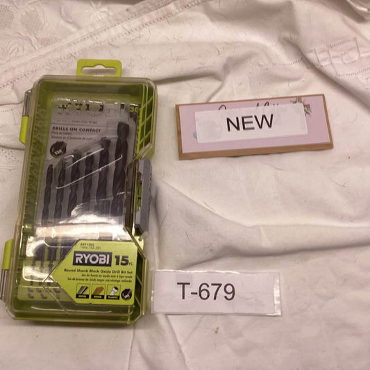 Ryobi 15-Piece Drill Bit Set T-679