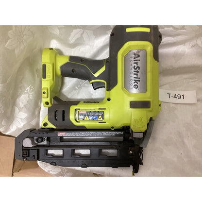 Ryobi P326 ONE+ 18V AirStrike 16-Gauge Straight Finish Nailer Tool Only T-491