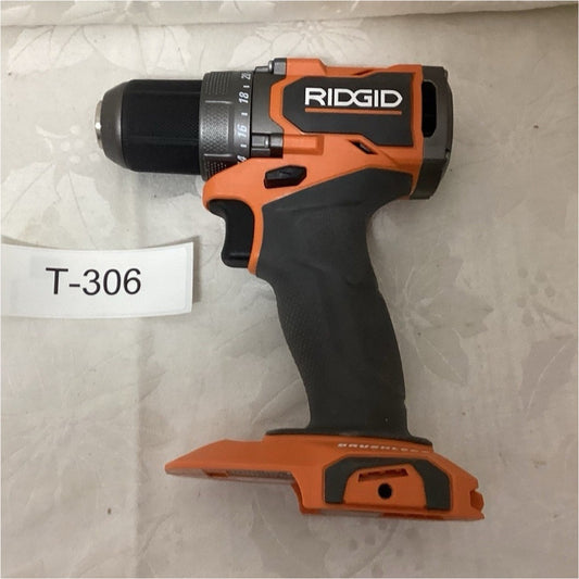 RIDGID R87012 18V Cordless Drill Driver Orange Black Keyless 1/2" Battery T-306