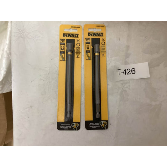 DeWalt Max Fit 5/16 and 1/4 inch 6 inch magnetic nut drivers T-423