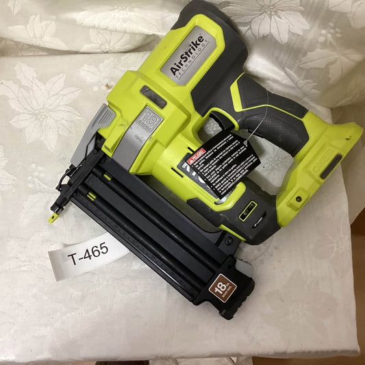 New Ryobi AirStrike 18 Gauge Brad Nailer T-465