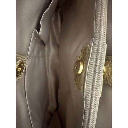 Pre-loved Coach Signature C Metallic Gold Tote Bag. B287