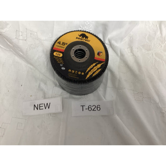 25 Pk 4 1/2 120 Grit Flapper T-626