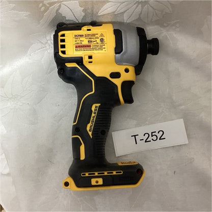 DEWALT DCF890 20V Brushless Impact Driver Yellow/Black Battery Tool T-252
